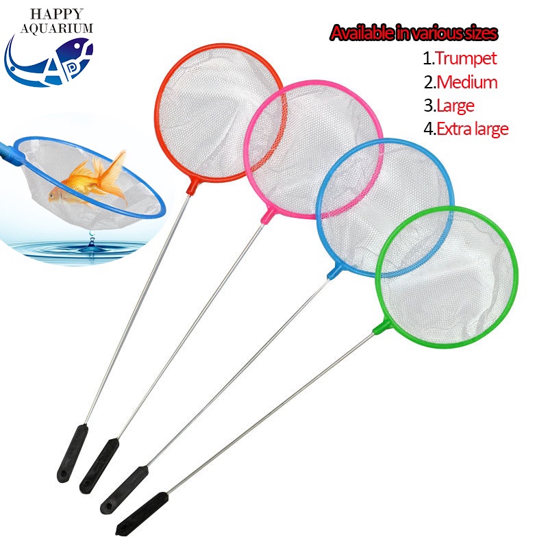 Fish net and Shrimp Net Aquarium Colorful Round Fish Net For Daphnia