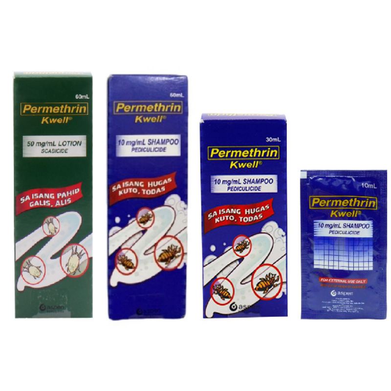 Kwell Shampoo 30ml / 60ml Head Lice Remover (Pantangal ng Kuto