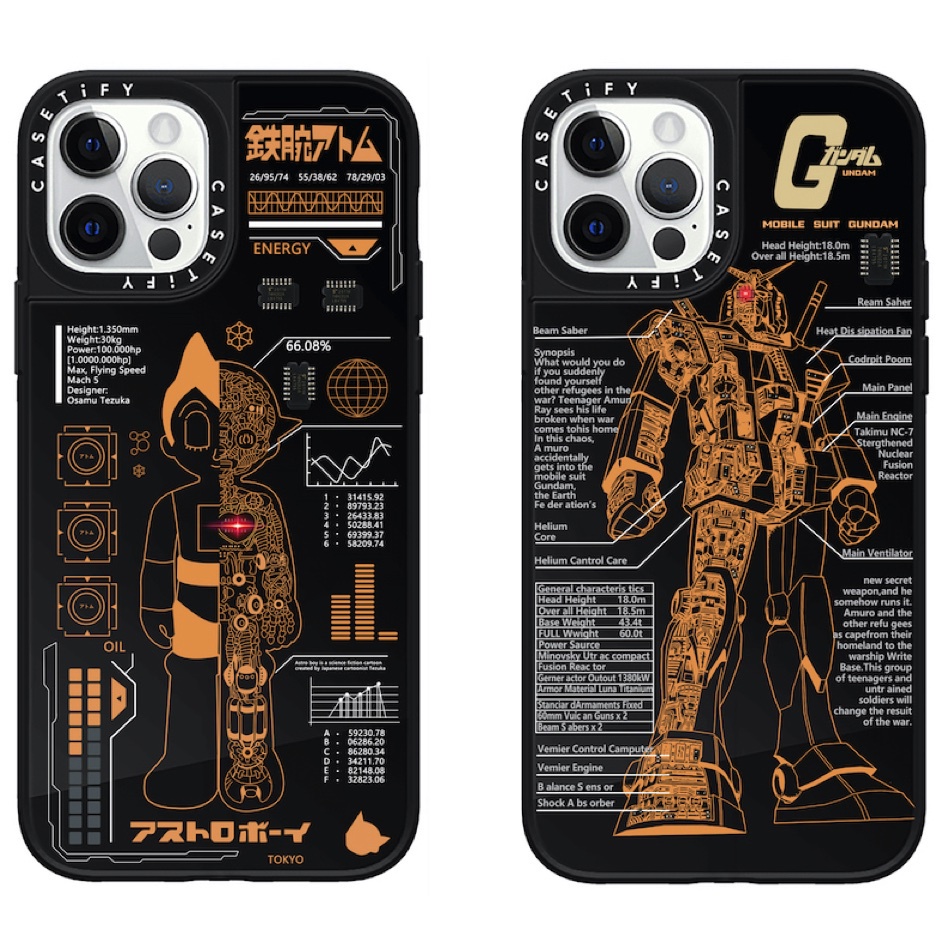 Japanese Anime Gundam Astro Boy Casetify Phone Case for iPhone 16 15 14