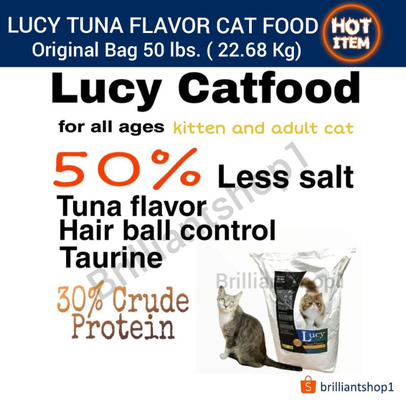 ORIGINAL BAG LUCY TUNA FLAVOR CAT FOOD ( 20kg) Shopee Philippines