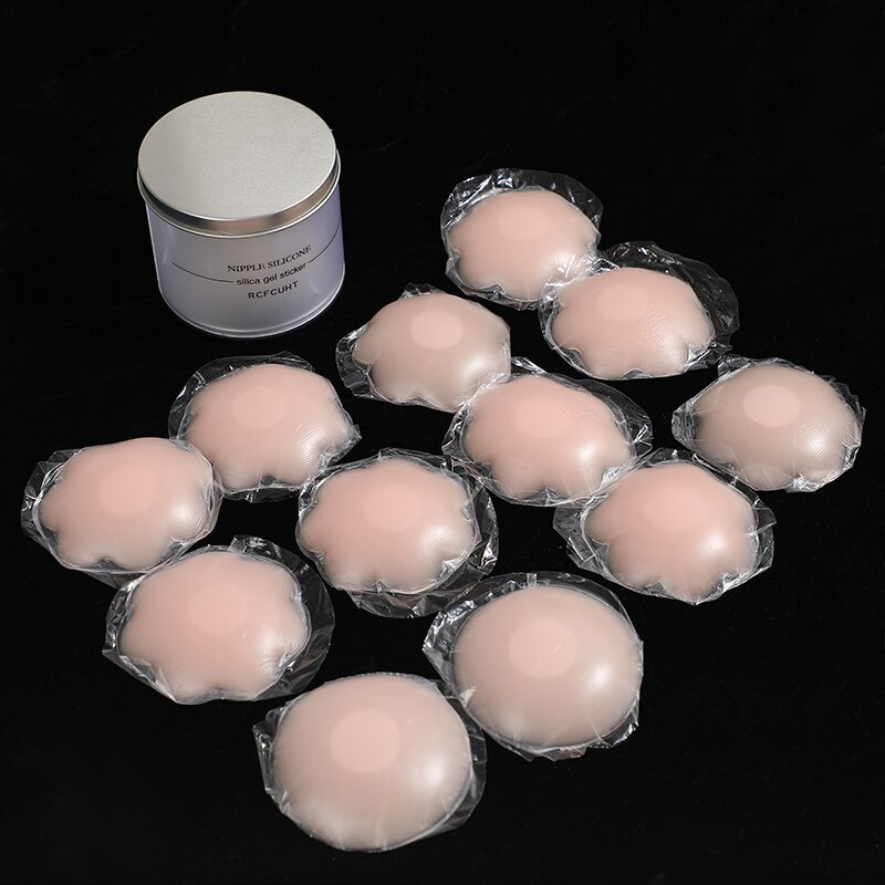 CuteByte 6 Pairs Reusable Breast Petals Women Cover Invisible Petal