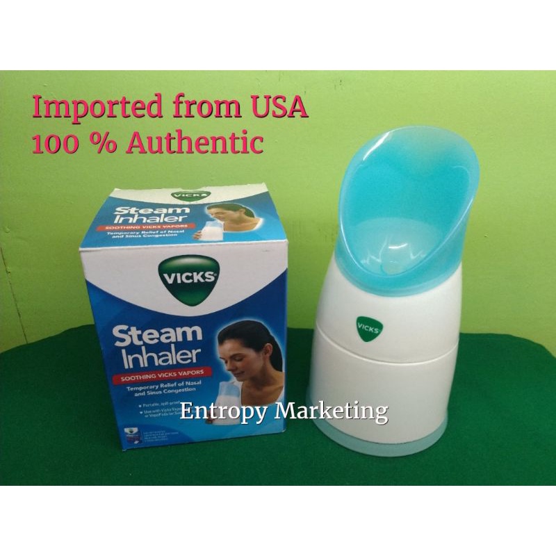 Original Vicks V1300 Vapo Steam Inhaler Medical Grade 5 pcs vapo pads