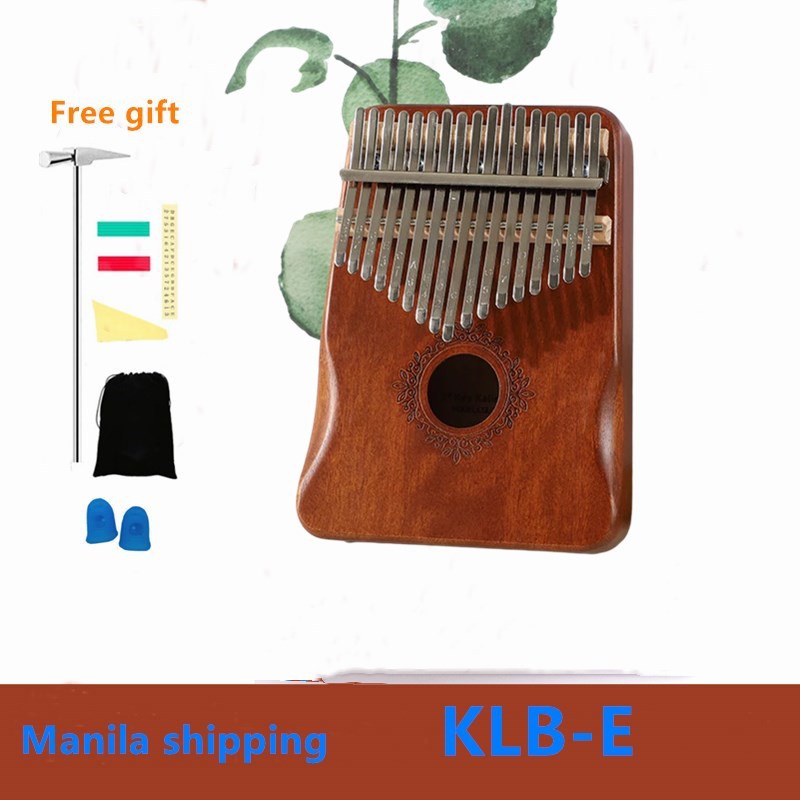 ♈Kalimba 17 Key Peach Core Thumb Piano Finger Musical Instrument