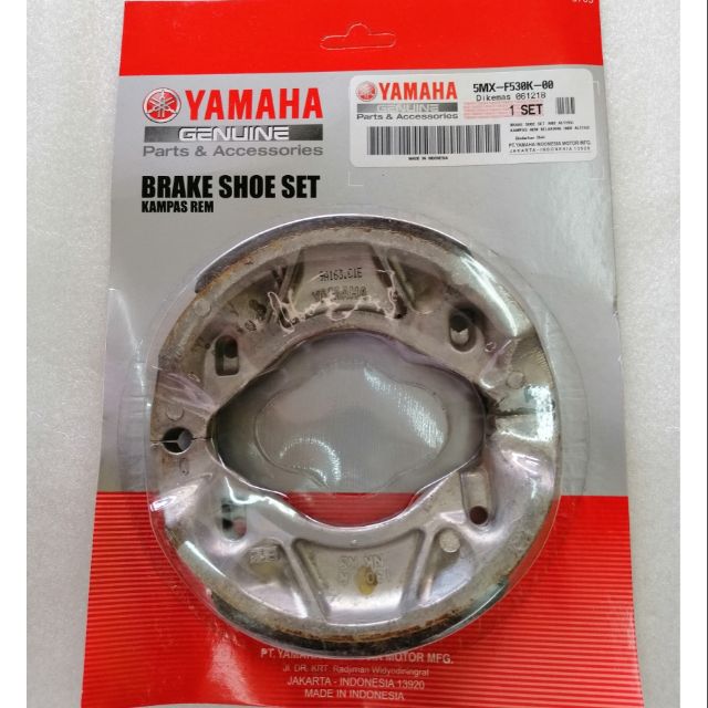 Genuine Yamaha Brake Shoe for Mio, SZ, FZ Yamaha Shopee Philippines