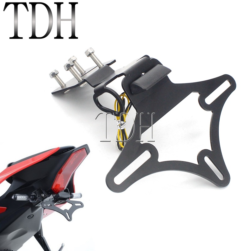 TZ Supersport LED License Plate Light Tidy Fender Eliminator Bracket