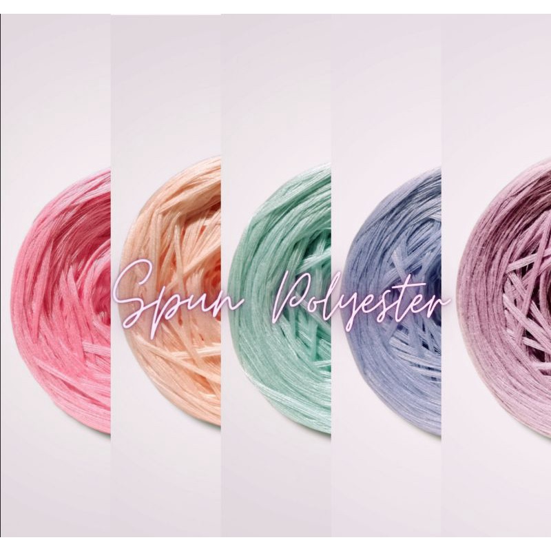 Spun Polyester Crochet Yarn (TKT120) Shopee Philippines