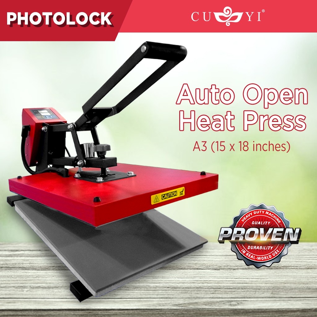 CUYI /Quaff Heat Press Machine Digital Heat Pres Machine A4 & A3 Size