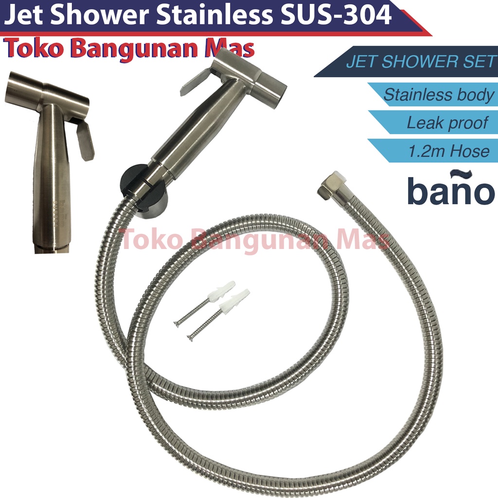 Sus304 STAINLESS Toilet JET SHOWER / SHOWER/BIDET SHOWER Shopee
