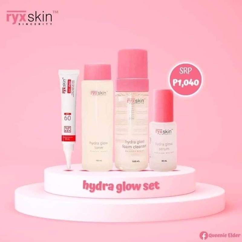RYX set (clearbomb, starter kit, poreless maintenance & hydra glow kit