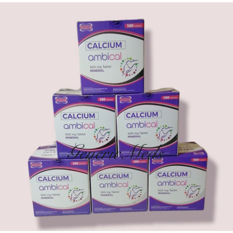 Calcium Ambical 500mg 100Tablets Shopee Philippines