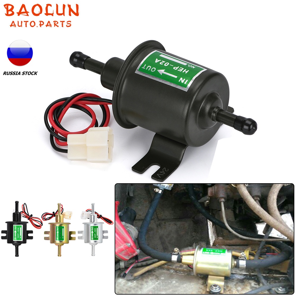 BAOLUN Universal Electric Diesel Petrol Low Pressure 12V Fuel Pump Bolt