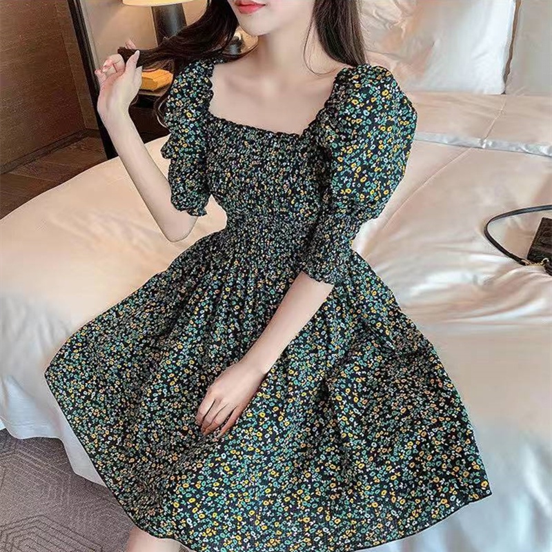 Summer bestselling floral dress daily use dress loose casual quality