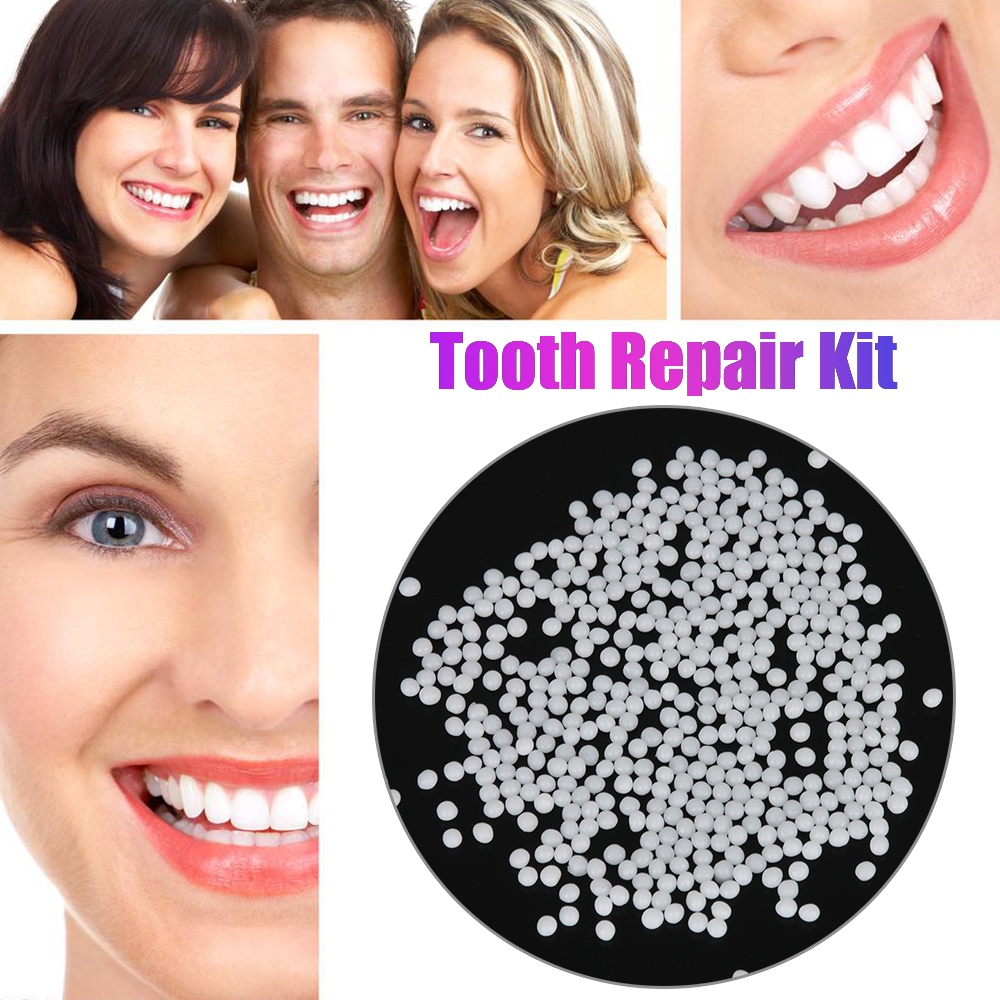 bag Resin Vampire Teeth Glue Temporary Tooth Repair Kit Teeth and Gaps