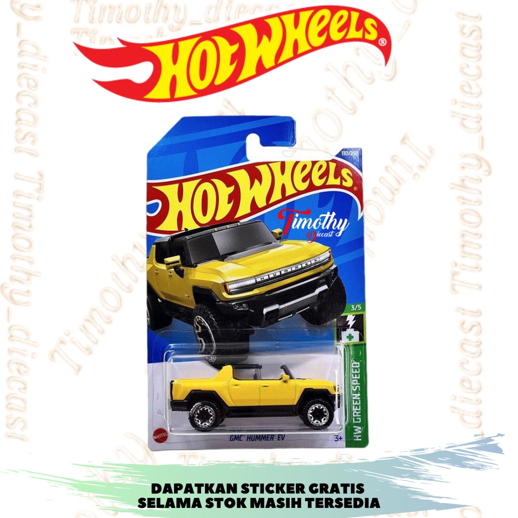 Hot Wheels GMC Hummer EV Yellow Shopee Philippines