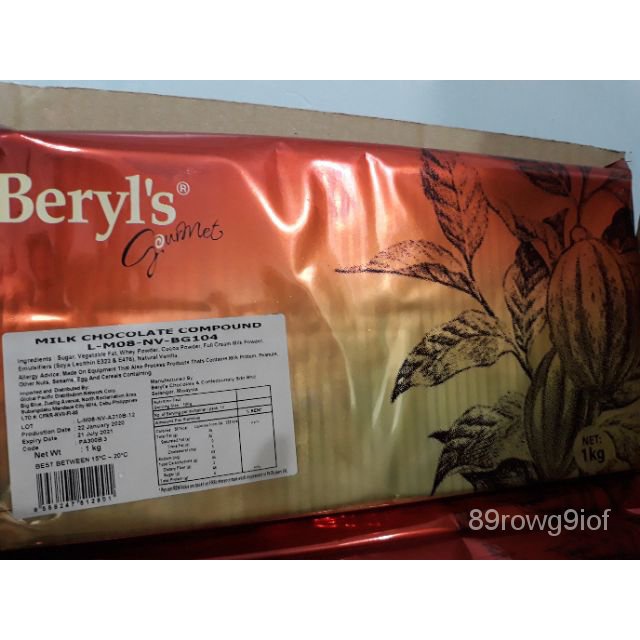 Dark, White, Milk, Bittersweet & Semisweet Beryl’s Gourmet chocolate