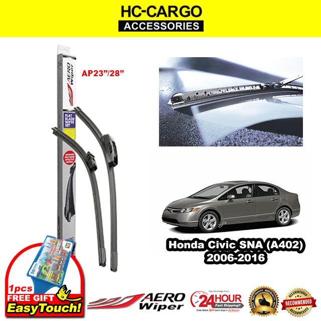 Honda Civic FD SNA (A402) 20062016 Aero Wiper 2PCS(23"/28") Shopee
