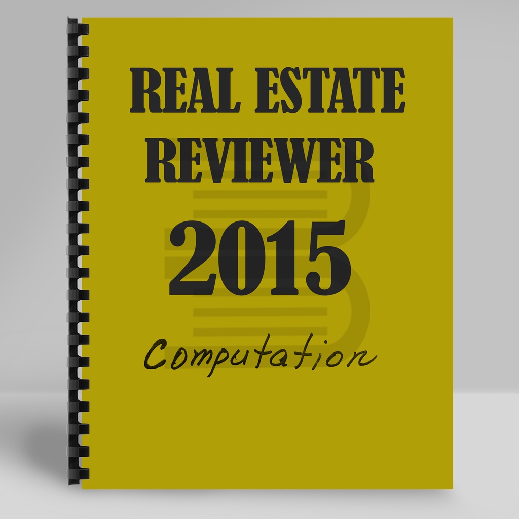 REAL ESTATE REVIEWER 2015 Computation Shopee Philippines