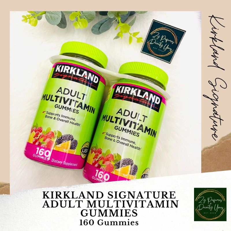 Kirkland Adult/Children's Multivitamins Gummies 160 Gummies Shopee
