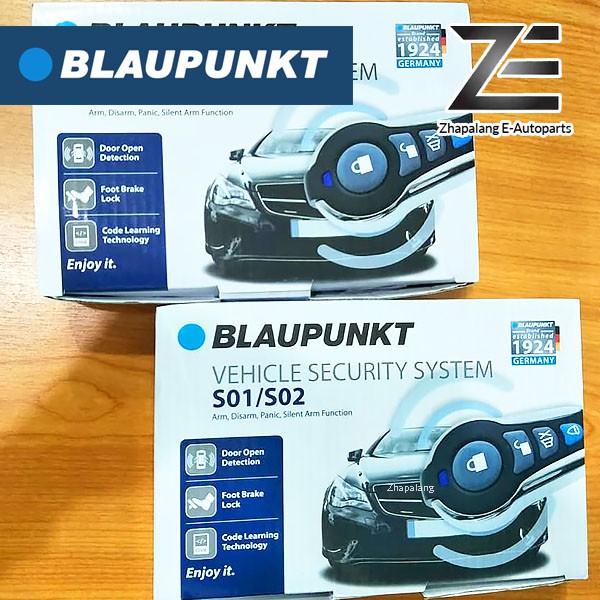 [New Ver.] Blaupunkt Car Alarm System With Brake Lock Vehicle Security