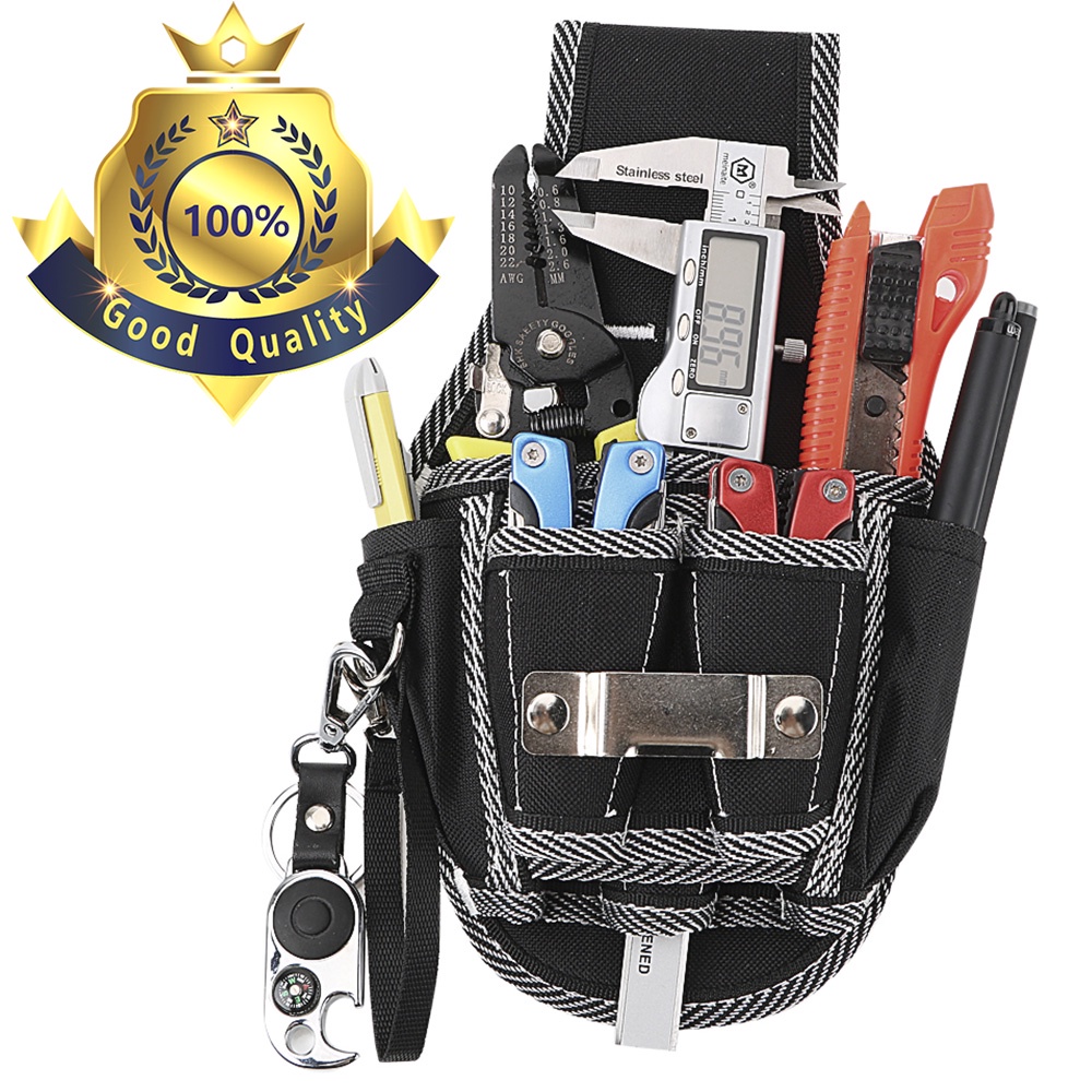 Waist Pocket Tool Belt Pouch Bag Drill Screwdriver Utility Kit Holder Carpenter Tool Bag