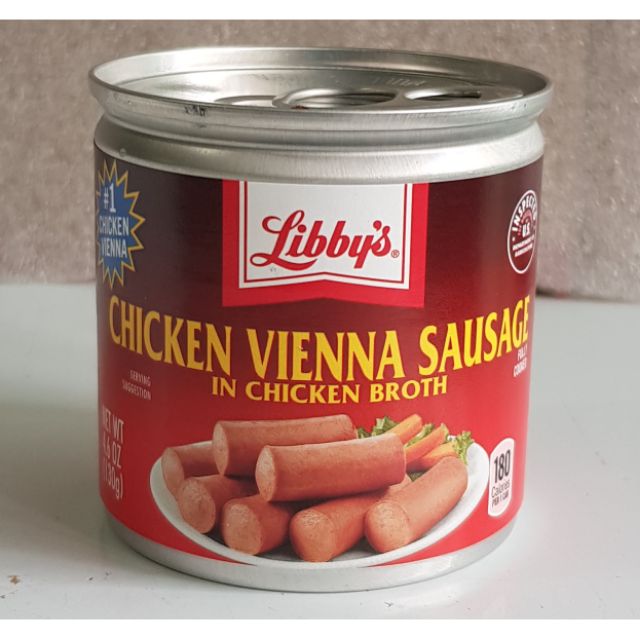 Libby's Chicken Vienna Sausage 130g Shopee Philippines