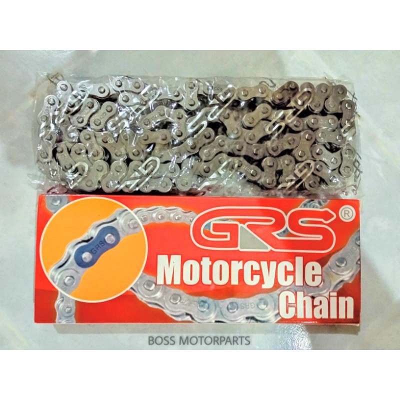 MOTORCYCLE DRIVE CHAIN 428H 130L, 120L, 110L GRS BRAND Shopee Philippines