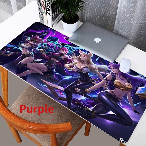 LOL KDA Extended gaming mouse pad xl large size 30cm*60/70/80/80cm