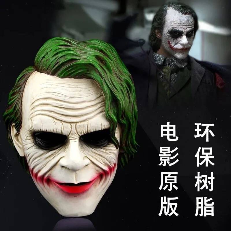 topeng joker topeng hacker Horror Clown Mask Theme Movie Original cos
