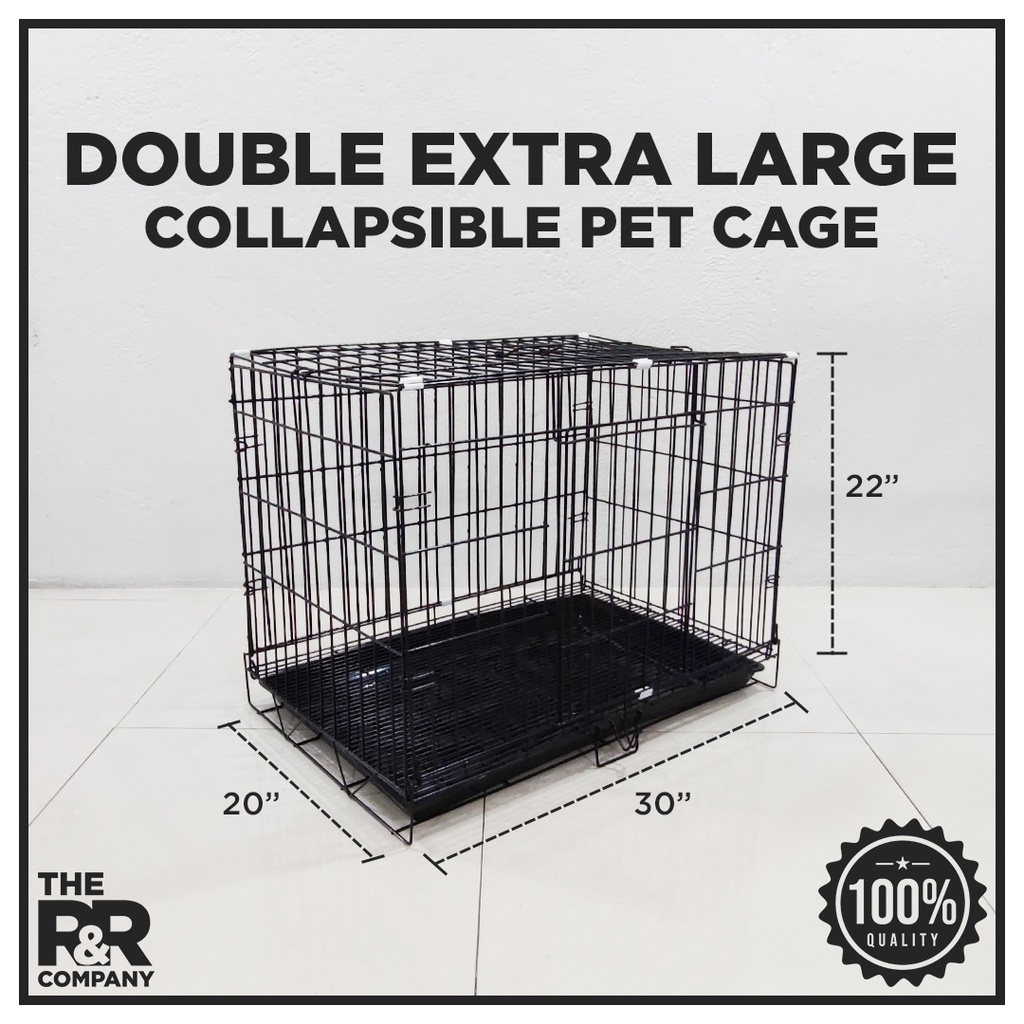Heavy Duty Collapsible XXL Cage Pet Dog Cat Rabbit Puppy Folding Crate
