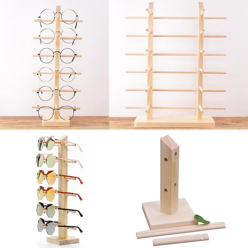 Glasses Shelf Holder Counter Top Sunglasses Storage Rack Eyeglasses