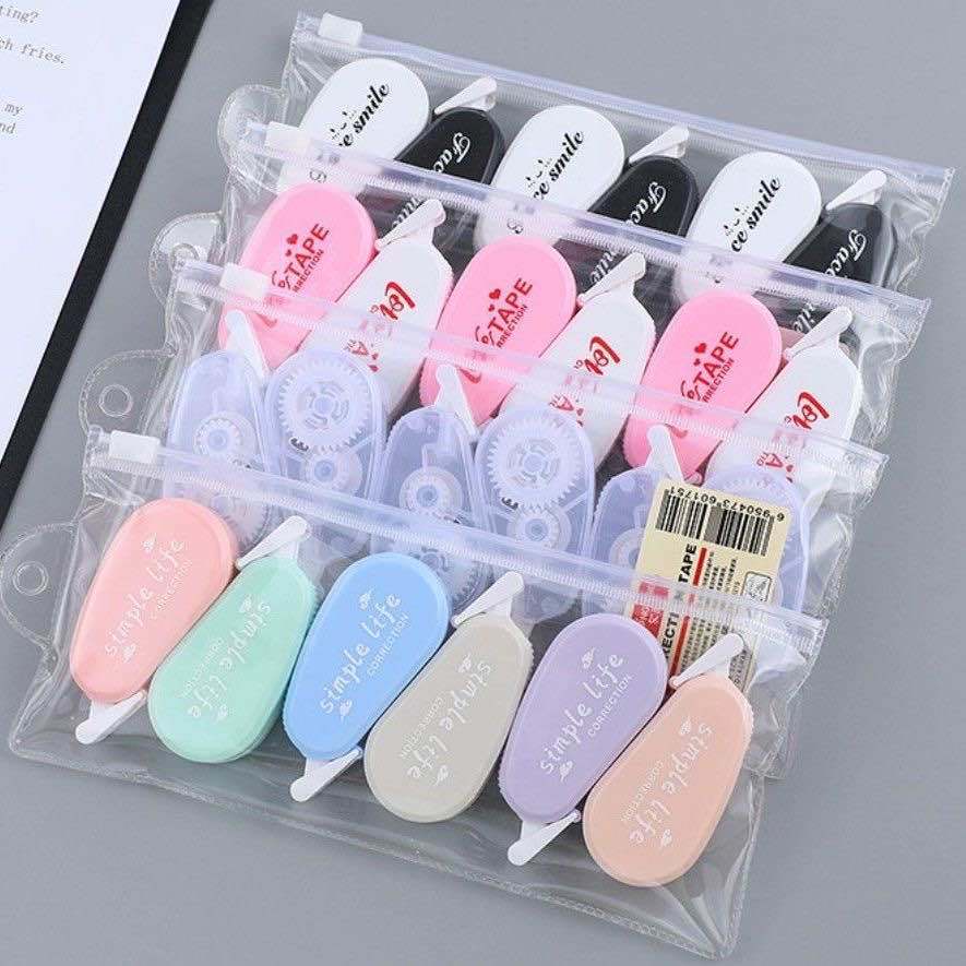 6 in 1 Correction tape girl cute large capacity antique correction tape