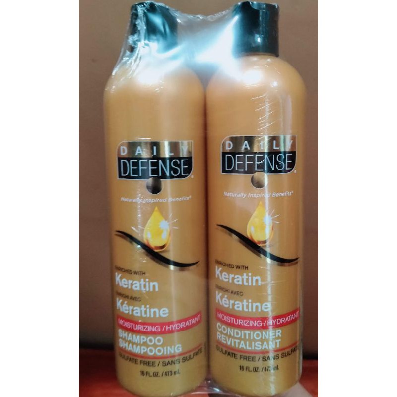 Daily Defense Keratin SHAMPOO ONLY ( 2 set ) Shopee Philippines