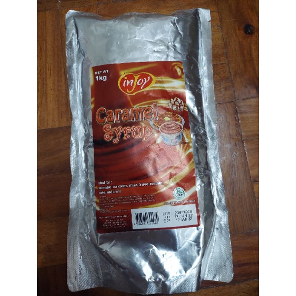 Injoy Caramel Syrup 1kg Shopee Philippines