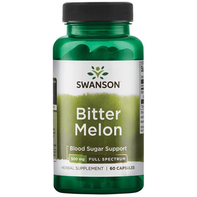 Swanson Full Spectrum Bitter Melon 500 MG 60 Caps Blood Sugar Support