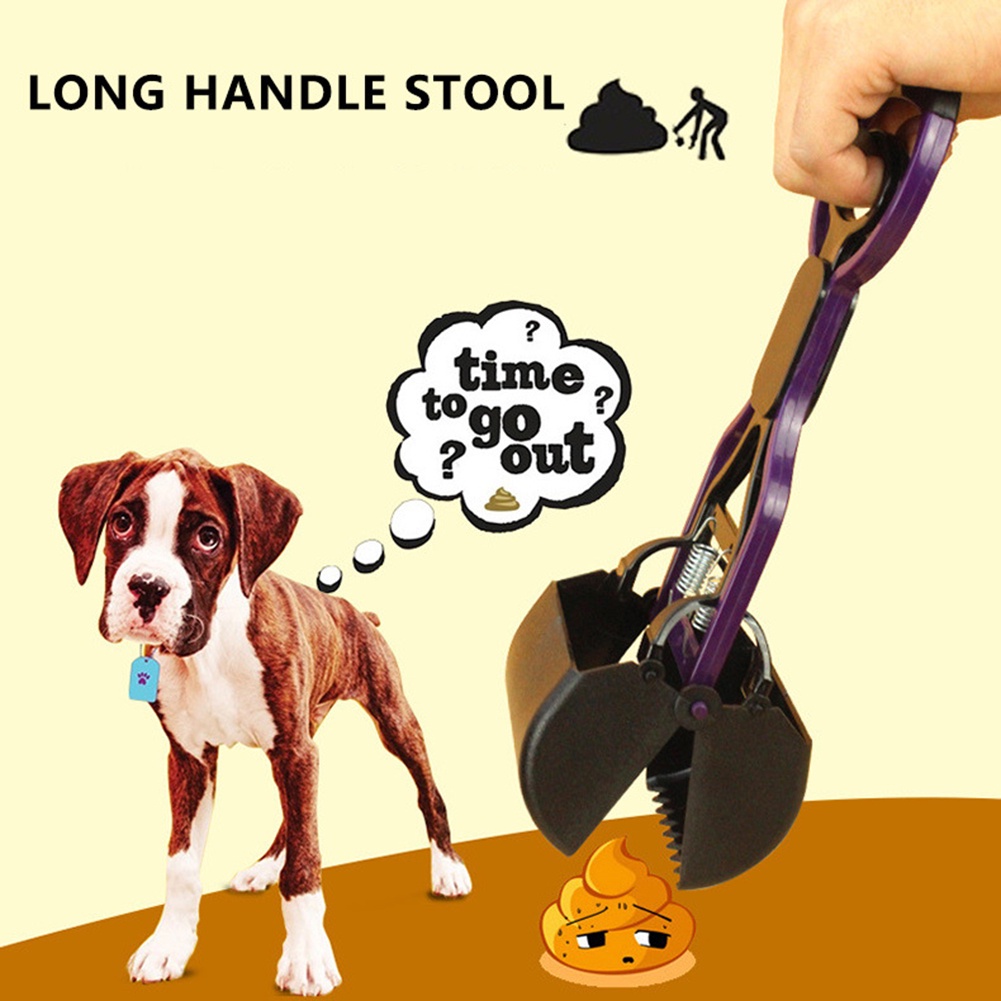 Pet Poop Picker Long Handle Pooper Scooper for Puppy Dog Shopee