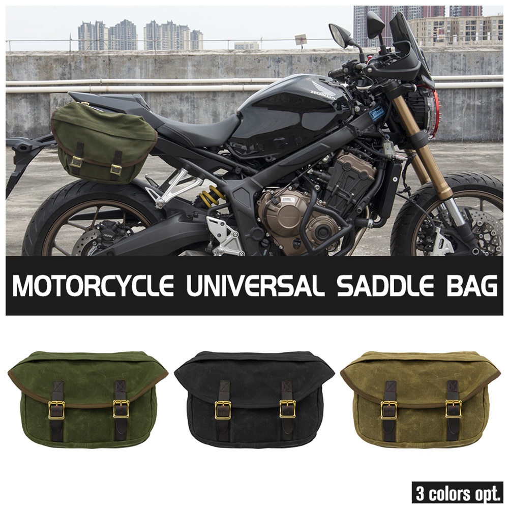 Universal Motorcycle Bags Saddlebag Luggage Side Bags Travel Knight