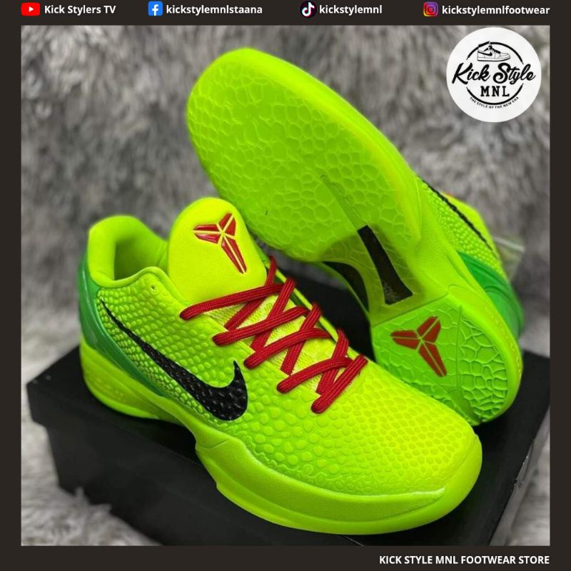 Kobe 6 Protro [Grinch] Men's Basketball Shoes (TOP GRADE HIGHEST