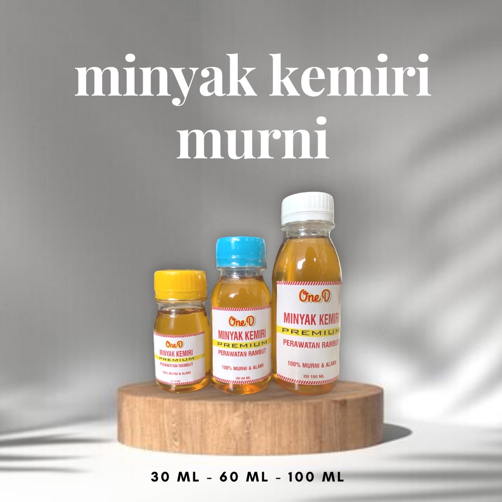 Natural Candlenut Oil & Growth & Thicker Adult Baby Hair Eyebrow Brewok