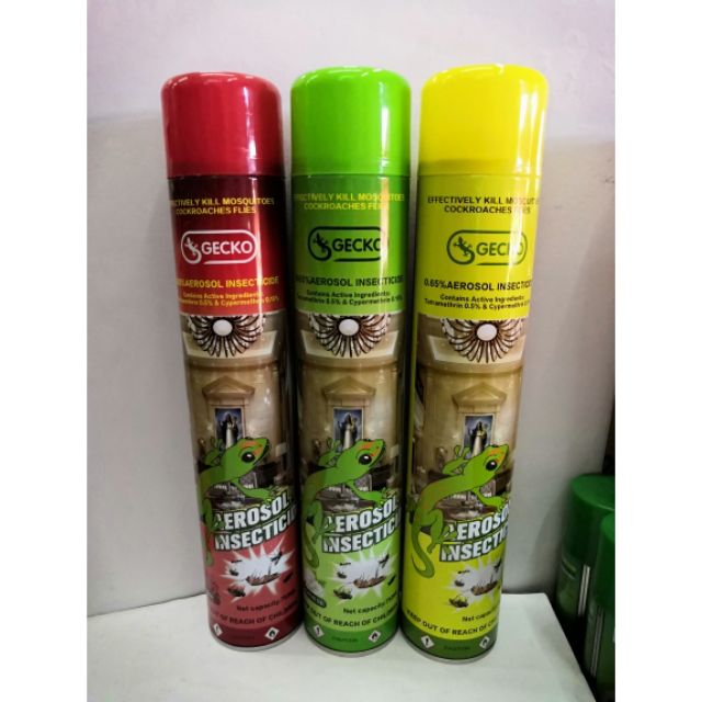 GECKO 0.65 AEROSOL INSECTICIDE 750ML Shopee Philippines