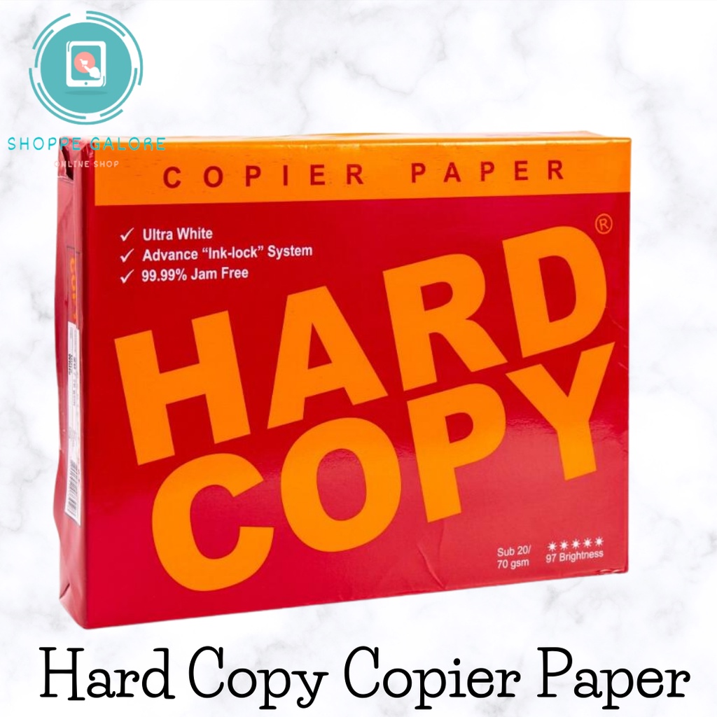 HARD COPY PAPER BOOK PAPER COUPON BOND PRINTER PAPERS Shopee Philippines