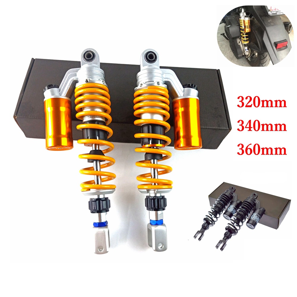 Universal Motorcycle Rear Shock Absorber 320mm360mm Rebound Adjustable