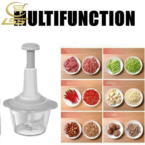 Multifunctional Manual Food Processor HandPowered Food Chopper