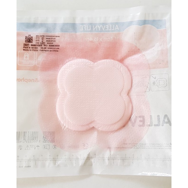 Allevyn Gentle Border Lite Butterfly Life Wound Patch Foam Dressing Bed