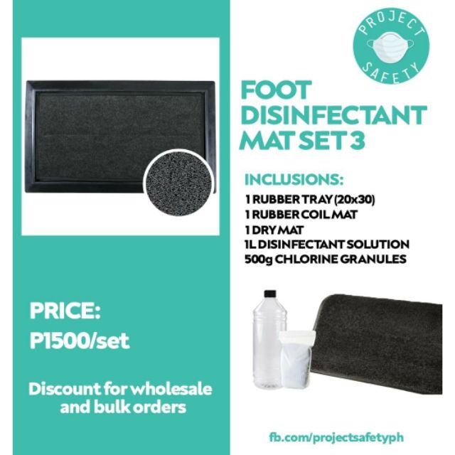 Disinfectant Foot Bath Mat (READY STOCK) Shopee Philippines