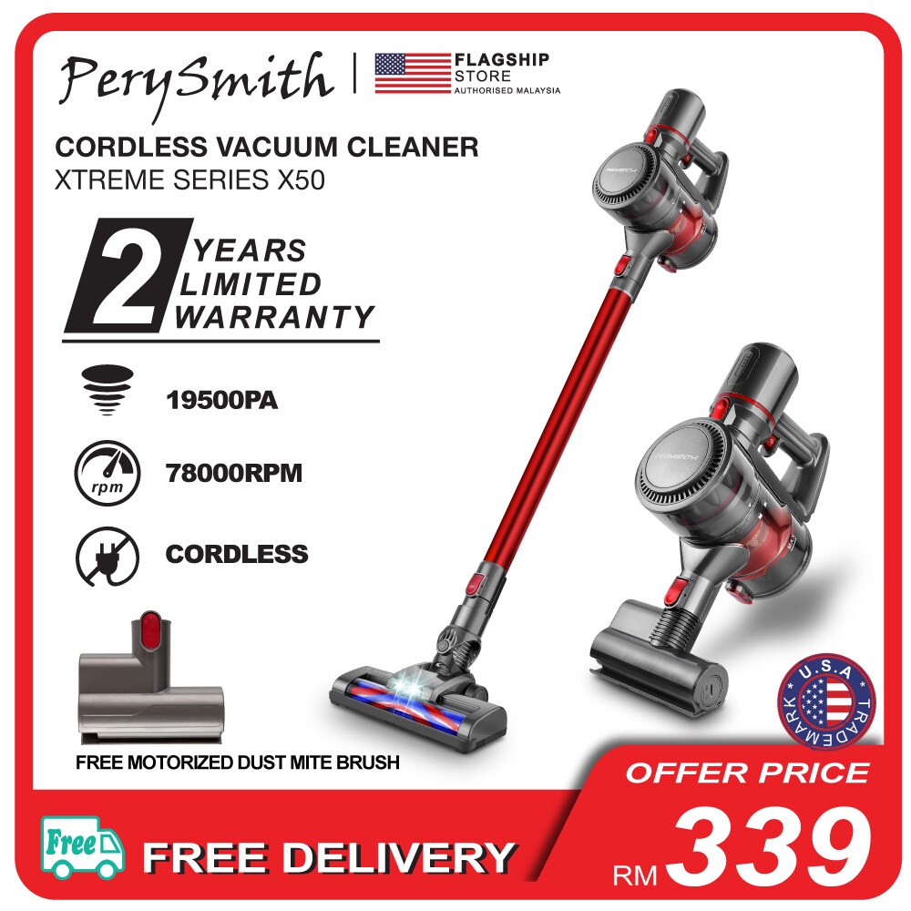 [FLAGSHIP STORE]PerySmith Cordless Vacuum Cleaner XTREME Series X50 VRB