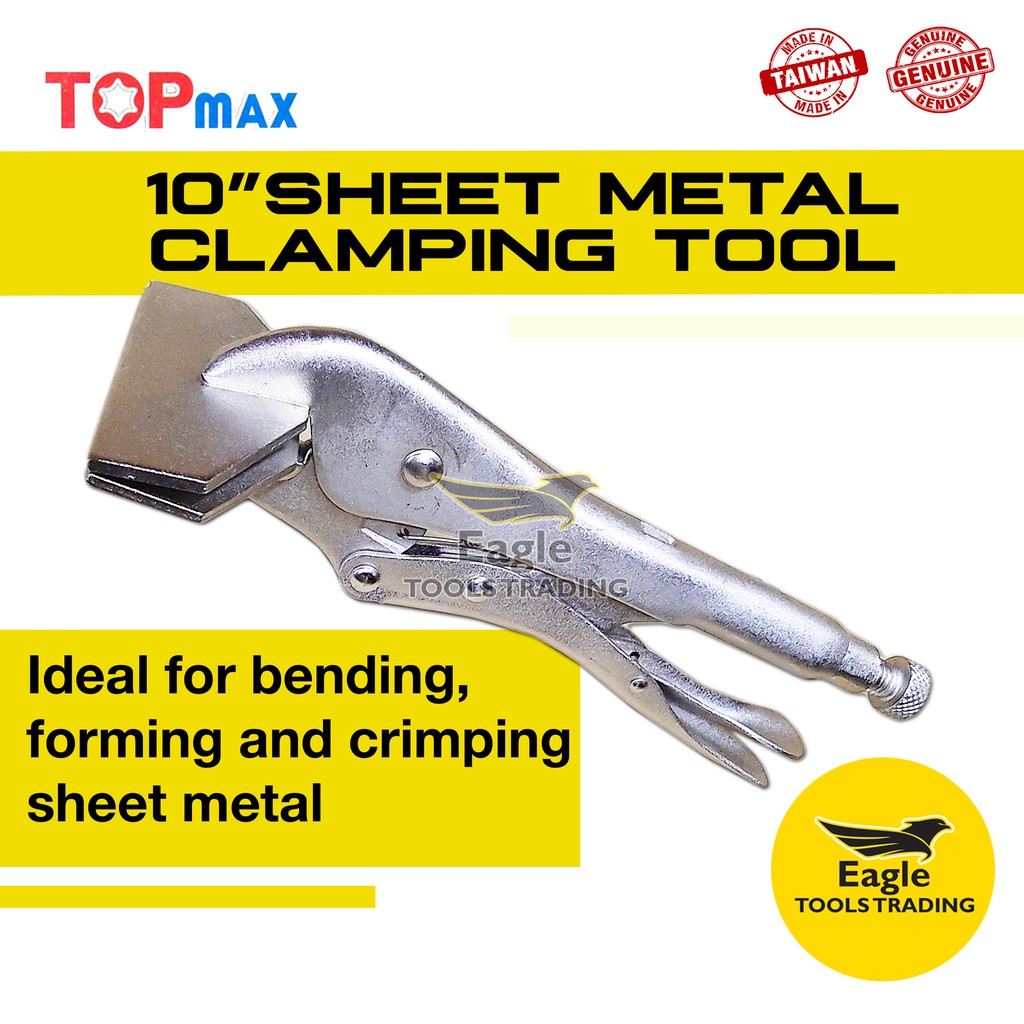 Topmax 10 inch Sheet Metal Clamp Vise Grip Shopee Philippines