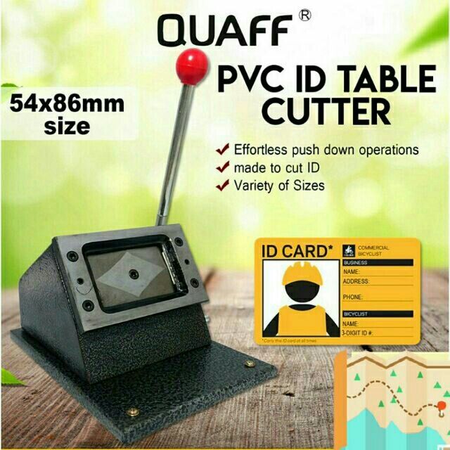 QUAFF PVC ID CUTTER 54*86MM Shopee Philippines