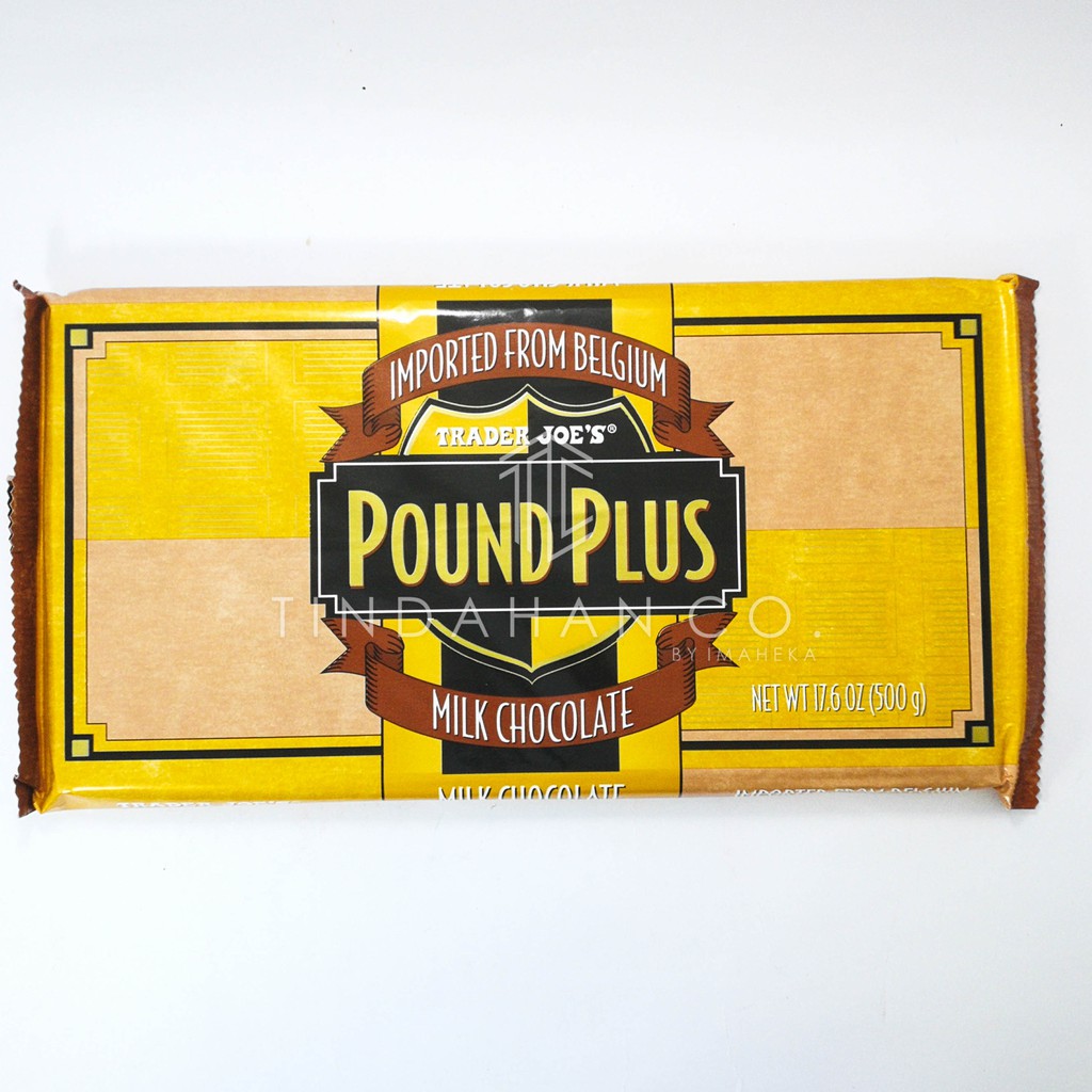 TRADER JOE'S POUND PLUS MILK CHOCOLATE. IMPORTED FROM USA. Shopee