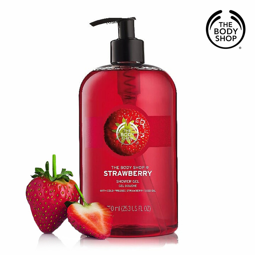 【high quality】 The Body Shop Strawberry Shower Gel (750ml) Shopee Philippines