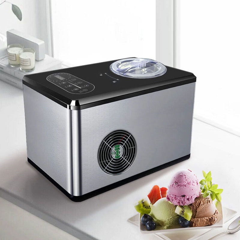 150W Intelligent Fruit Yogurt Gelato Ice Cream Maker Commercial